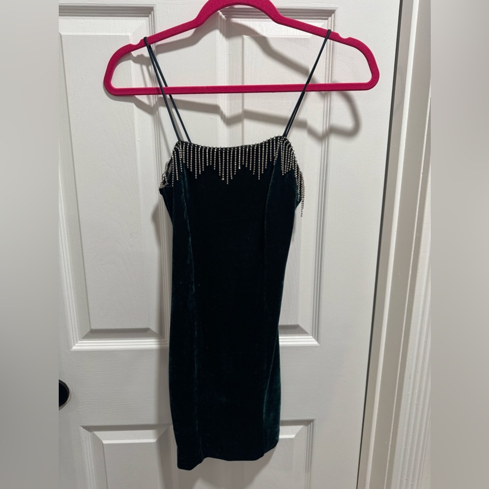 ZARA Velvet Dress - Picture 4 of 4